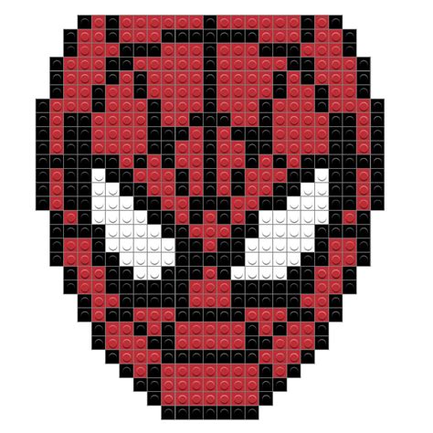 Spiderman Face Brik
