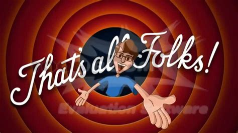 Thats All Folks Animated Youtube