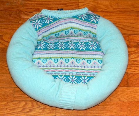 How To Turn A Sweater Into A Pet Bed The Owner Builder Network
