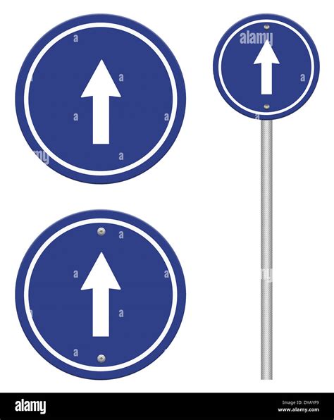 One Way Traffic Sign Stock Photo Alamy