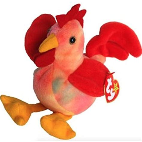 Ty Beanie Baby Doodle The Rooster 4th Gen Hang Tag Want