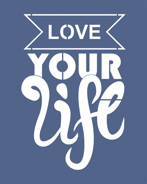 Love Your Life Poster Cdr File Vectors File
