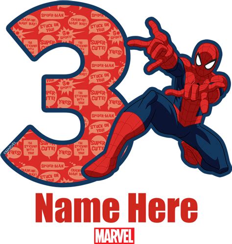 3 Rd Birthday Spiderman T Shirts Png Download Spider Man 5 Birthday
