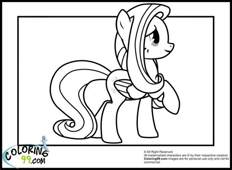 Your little princesses might already have many of the toys and merchandising goods of the let them now experience the fun, imaginative interaction with my little pony coloring pages. My Little Pony Fluttershy Coloring Pages | Minister Coloring