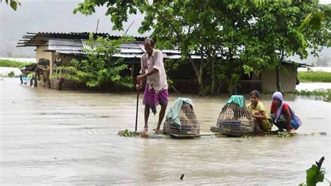 Assam Floods Death Toll Rises To 84 Cm Sonowal Announces Rs 4 Lakh Ex