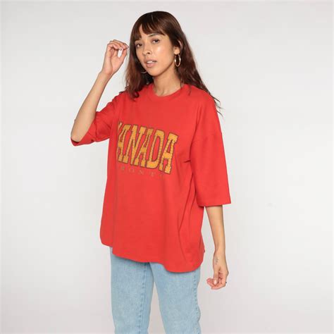 Vintage Toronto Shirt 90s Retro Tshirt Vintage Canada Single Stitch T Shirt Graphic Travel Tee