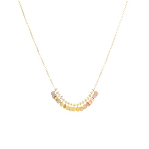 Mini Rainbow Dots Arc Necklace • Sia Taylor Jewellery
