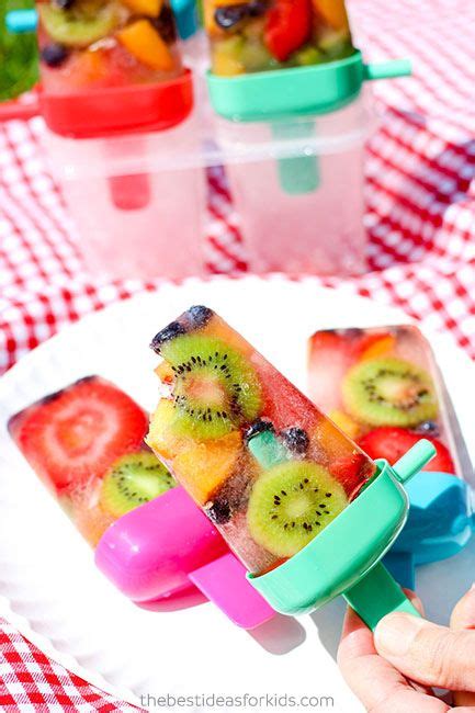 These Homemade Fresh Fruit Popsicles Are The Perfect Treat For A Hot Summer Day Healthy