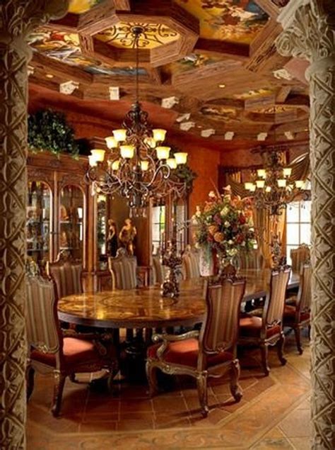 Glorious And Luxury Western Dining Room Design 43 Traditional Dining