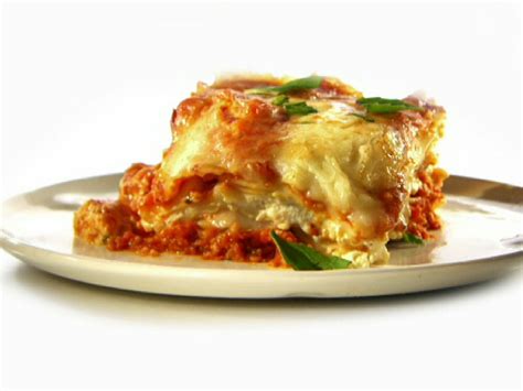 Lasagna With Roasted Eggplant Ricotta Filling Recipe Food Network Recipes Ricotta Filled