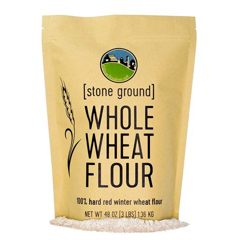 Whole Wheat Flour Hard Red Winter Wheat 3 Lbs Palouse Brand