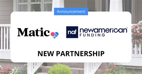 Matic Insurance Launches Partnership With New American Funding