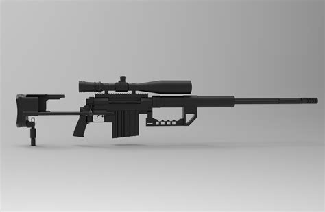 Artstation Sniper Gun Model