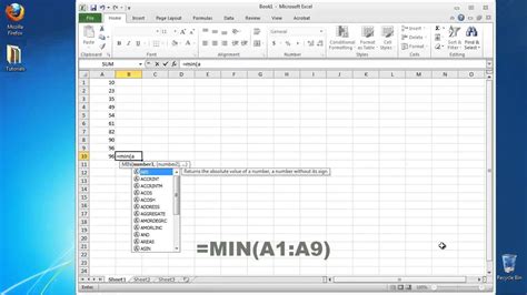 Subtract the minimum value from maximum one to calculate the range. How to Calculate the Range in Excel - YouTube