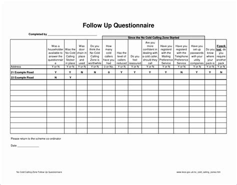5 Follow Up Excel Template Excel Templates