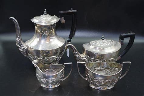 Sheffield Silver Plate Tea And Coffee Set Tea And Coffee Services
