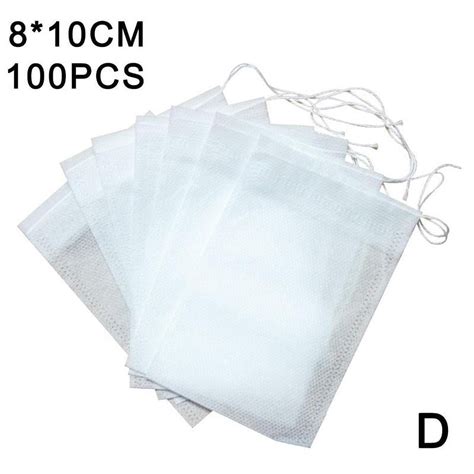 Pcs Empty Tea Bags Filter Loose Paper Teabags Herb String K Heat U