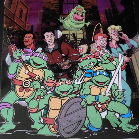 The Real Ghostbusters Meets The Teenage Mutant Ninja Turtles