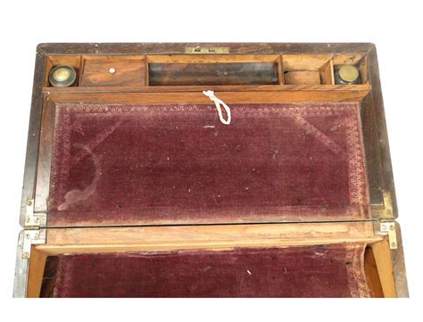The pineider travel writing desk is consists of the following: Travel Writing Desk Officer Napoleon III nineteenth