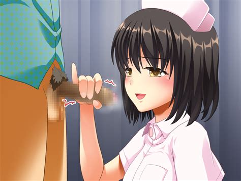 Mattete Hototogisu Girl Black Hair Blush Censored Handjob Nurse