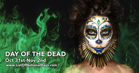 Day Of The Dead List Of National Days