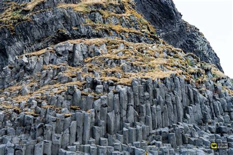 Basalt Columns On The Black Beach Black Sand Beach Iceland Black