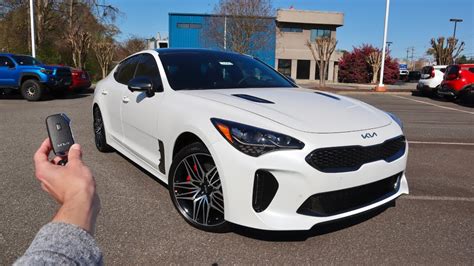 2022 Kia Stinger Gt2 Awd Start Up Exhaust Test Drive And Review