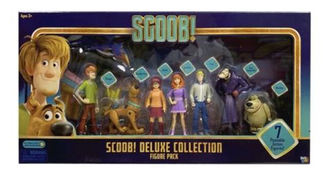 2020 Scoob Movie Scooby Doo Deluxe Collection Poseable Figure Pack Of 7
