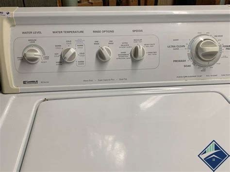 Kenmore 90 Series Heavy Duty Super Capacity Quiet Pak Washing Machines Estate Details