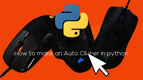 How To Make An Auto Clicker In Python Youtube