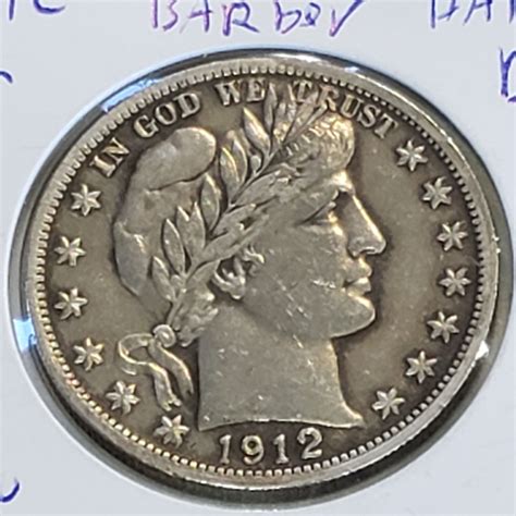 1912 Us Silver Half Dollar Big Valley Auction