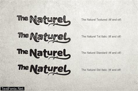 The Naturel Font