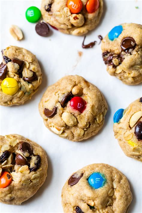 Trail Mix Cookies {soft Chewy And Healthy }
