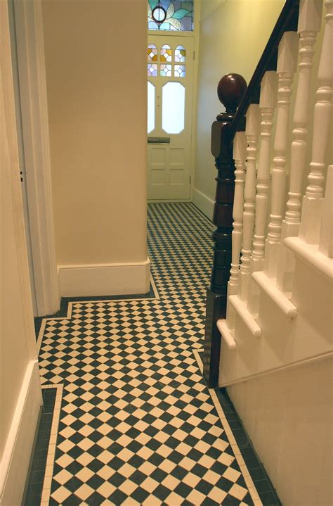 New Mosaic Tiled Hallway In Barnes London Sw13 Supplied As Sheeted