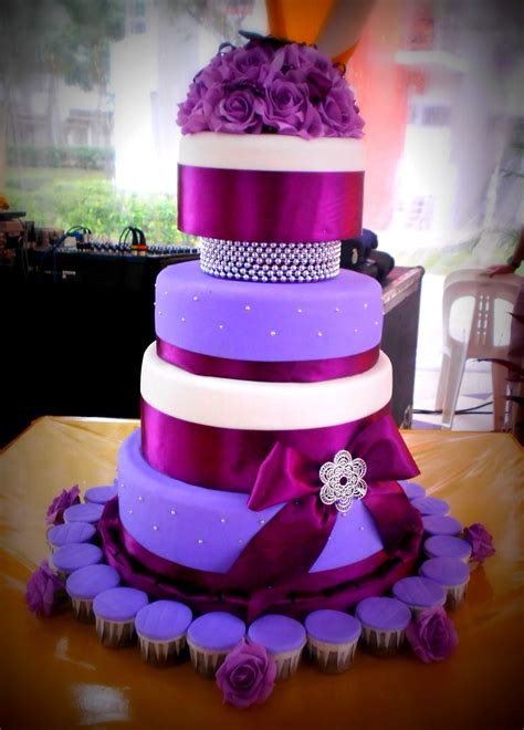 Artistiquecakes Purple Wedding Cakes Wedding Cakes Vintage Purple Cakes