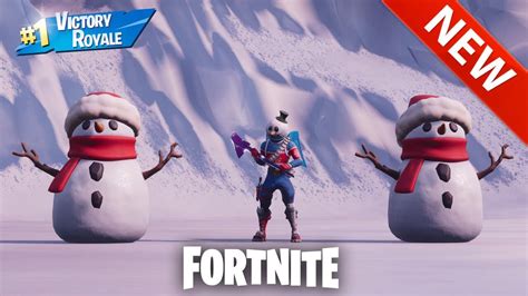 New Sneaky Snowman In Fortnite Team Rumble Youtube