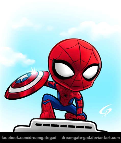 Hi Everyone By Gad Spiderman Cartoon Marvel Characters Art Chibi