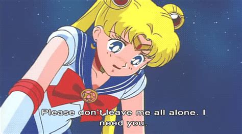 Sad Sailor Moon  Find And Share On Giphy