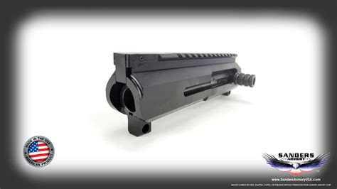 Ar 15 M16 Billet Side Charge Upper Receiver With Nitride Bcg