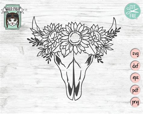 Free Free 75 Flower Cow Head Svg SVG PNG EPS DXF File