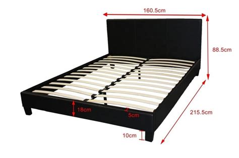 King Size Metal Bed Frame Dimensions Hanaposy