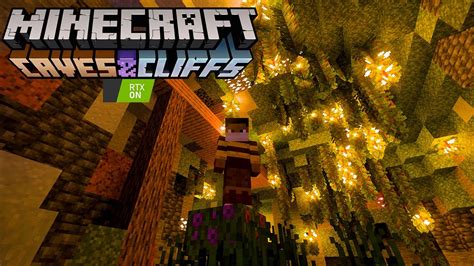 Shhh Lush Caves Are In The Latest Minecraft Bedrock Caves And Cliffs