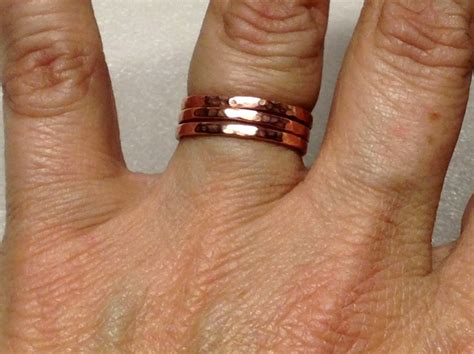 Lisa Yangs Jewelry Blog How To Make Simple Copper Stacking Rings