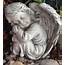 Sleeping Girl Angel Concrete Statue 0327  Wantirna Garden Ornaments