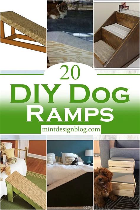 20 Diy Dog Ramps To Climb On Bed And Stairs Artofit