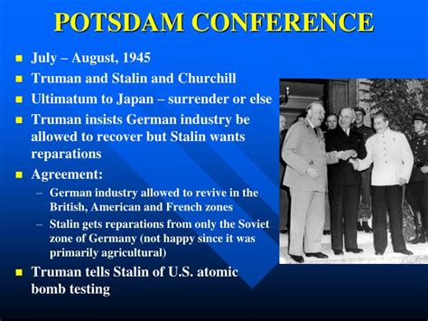 (in some older documents, it is also referred to as the berlin conference of the. PPT - THE TRUMAN YEARS 1945-1952 PowerPoint Presentation ...
