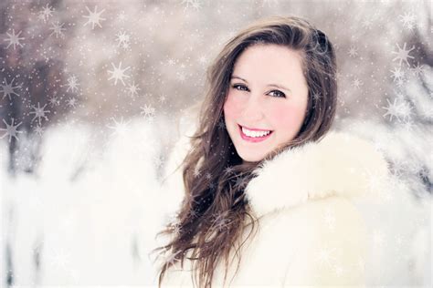 Free Images Snow Cold Winter Girl Woman Fur Model Spring