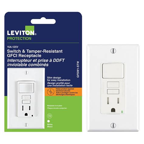 Leviton Decora Combination Switch And Decora Smartlock Pro Tr Gfci