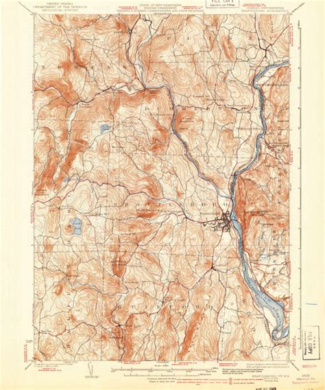 Brattleboro Vermont 1935 1939 Usgs Old Topo Map Reprint 15x15 Vt