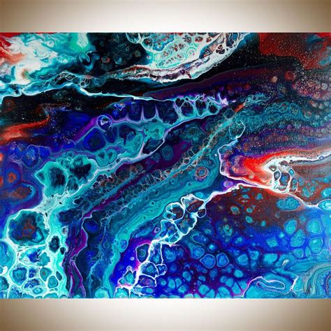 Art And Collectibles Acrylics Painting Art Painting Decor Pouring Art